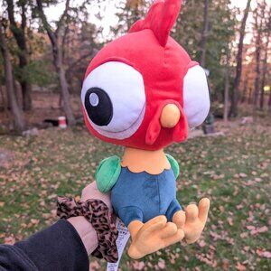 Walt Disney Parks Disney Princess Big Head & Eyes Plush Moana Hei Hei Toy Animal